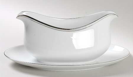 Starlight Gravy Boat with Attached Underplate