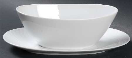 Strafito Gravy Boat with Attached Underplate