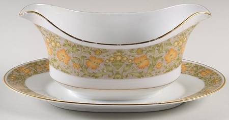 Sunnybrook Gravy Boat with Attached Underplate