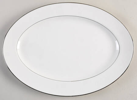 Swiss Lace 14" Oval Serving Platter