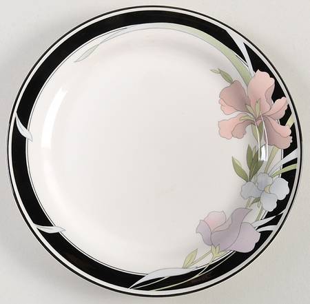 Symphony (Black Trim) Salad Plate