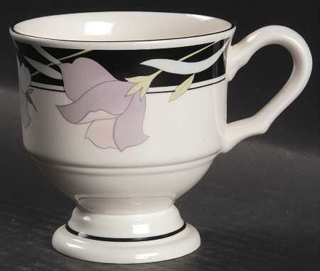 Symphony (Black Trim) Footed Cup