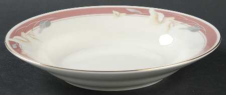 Taupe Fantasy Rim Soup Bowl