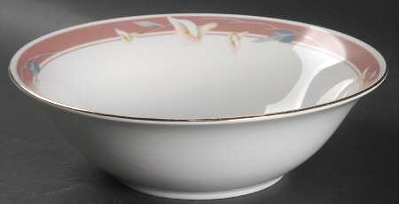 Taupe Fantasy 9" Round Vegetable Bowl