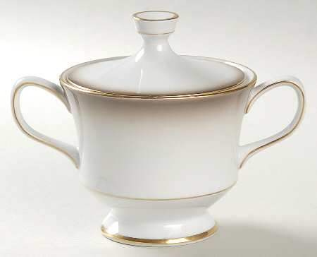 Taupe Mist Sugar Bowl & Lid