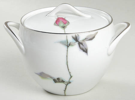 Tea Rose Sugar Bowl & Lid