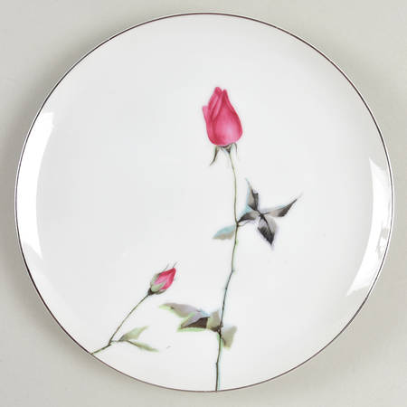 Tea Rose Salad Plate by Sango