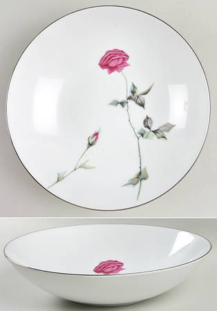Tea Rose 9" Round Vegetable Bowl by Sango
