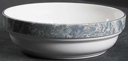 Terrazzo Grey Blue Coupe Soup Bowl
