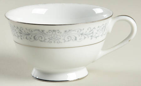 Tiara (Platinum Trim) Footed Cup