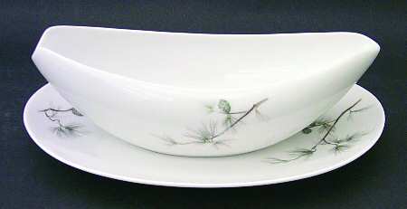 Torrey Pine Gravy Boat & Underplate/Relish