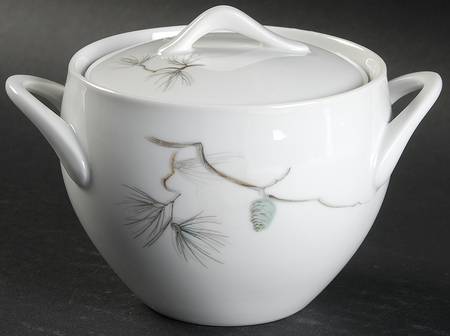 Torrey Pine Sugar Bowl & Lid by Sango