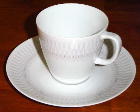 Trend Flat Cup & Saucer Set