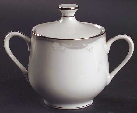 Trellis Rose Sugar Bowl & Lid