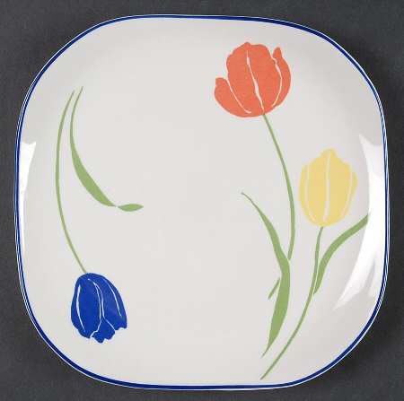 Tulips Salad Plate