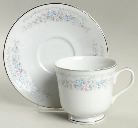 Twilight Footed Cup & Saucer Set