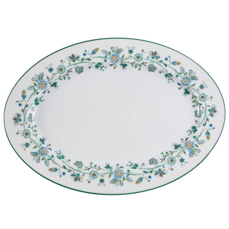 Village Green 14" Oval Serving Platter