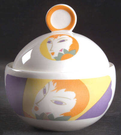 Visage Sugar Bowl & Lid