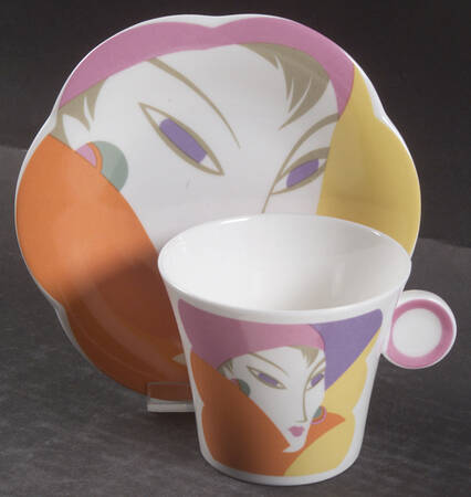 Visage Flat Cup & Saucer Set