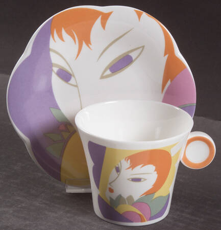 Visage Flat Cup & Saucer Set