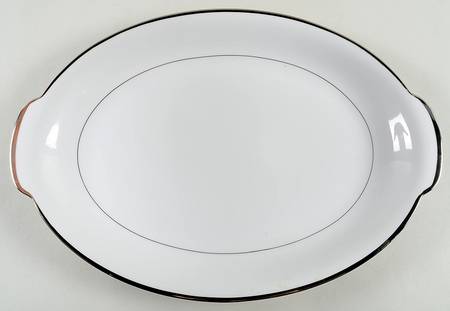 Wedding Band 15" Oval Serving Platter