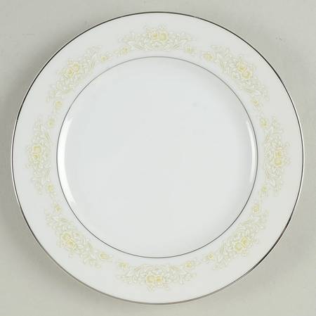White Gold Bread & Butter Plate