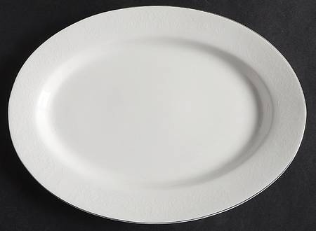 Whitelace 12" Oval Serving Platter