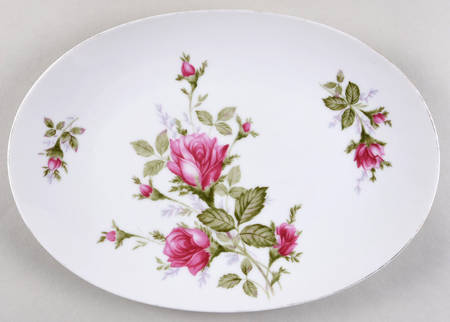 Wildrose 12" Oval Serving Platter