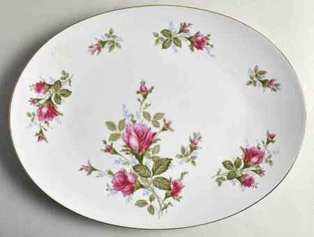 Wildrose 16" Oval Serving Platter