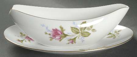 Wildrose Gravy Boat & Underplate/Relish