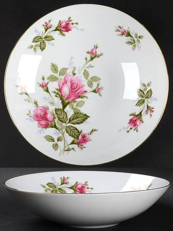 Wildrose 9" Round Vegetable Bowl