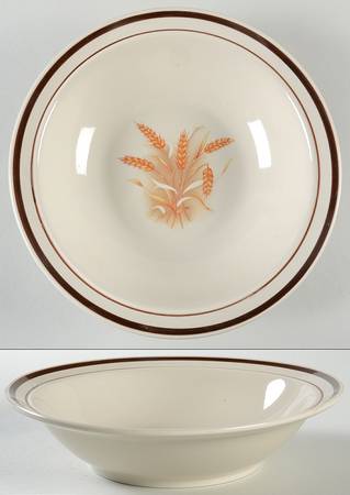 Winter Wheat 9" Round Vegetable Bowl