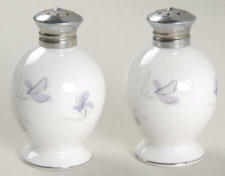 Wood Violet Salt & Pepper Set