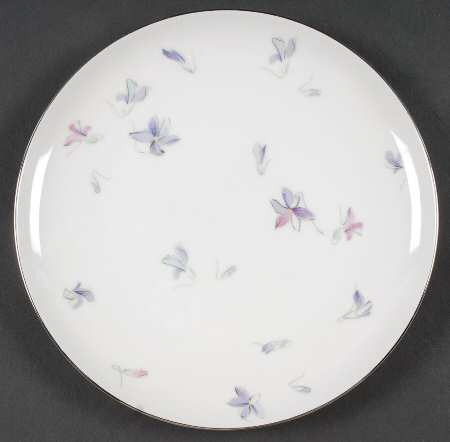 Wood Violet Salad Plate