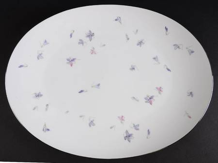 Wood Violet 15" Oval Serving Platter