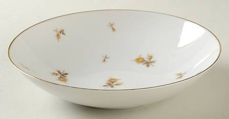 Yellow Chintz Coupe Soup Bowl