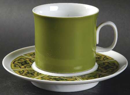 Zanzibar Flat Cup & Saucer Set