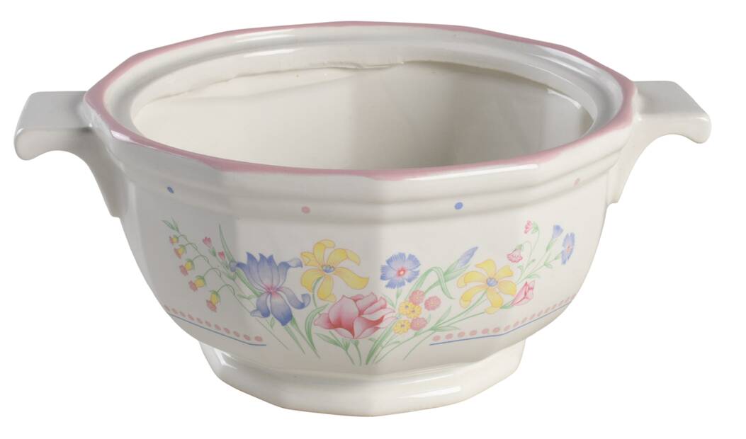 Victorian Flowers Small Tureen No LId
