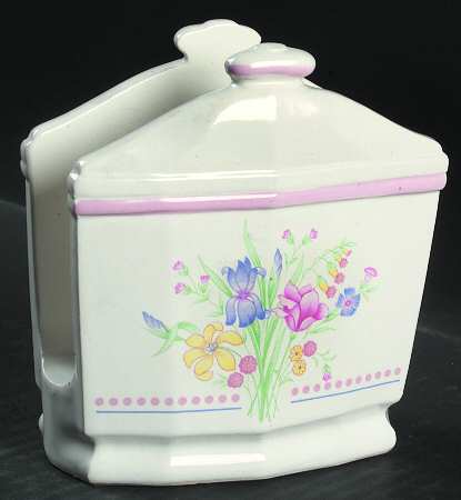 Victorian Flowers Napkin Holder