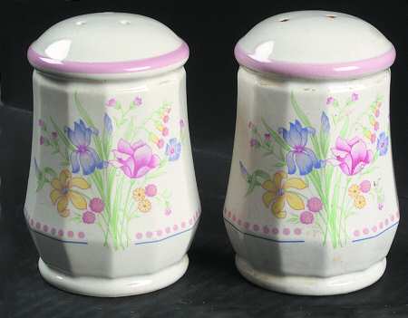 Victorian Flowers Oversized Salt & Pepper Set