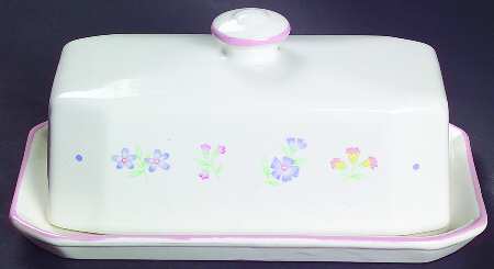 Victorian Flowers 1/4 Lb Covered Butter