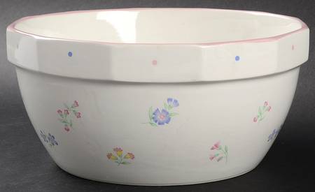 Victorian Flowers 8" Mixing Bowl