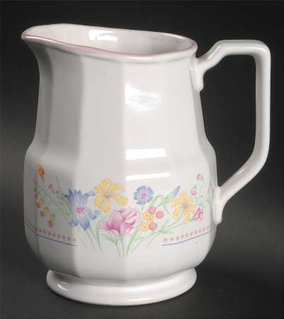 Victorian Flowers 32 Oz Pitcher
