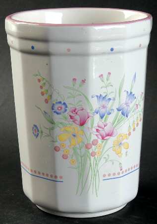 Victorian Flowers Utensil Holder