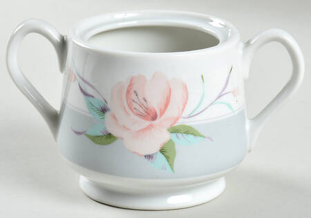 Victorian Rose Sugar Bowl No Lid