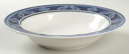 Chantilly Blue Rim Soup Bowl