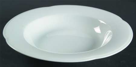 Chelsea White Large Rim Soup Bowl