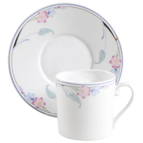 Fleur Flat Cup & Saucer Set