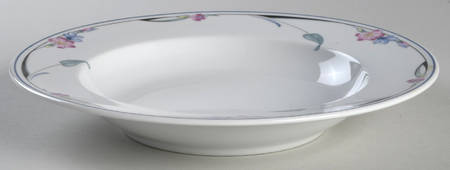 Fleur Large Rim Soup Bowl
