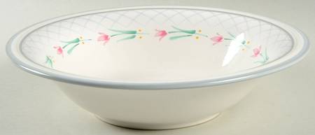 Flower Garden 9" Round Vegetable Bowl